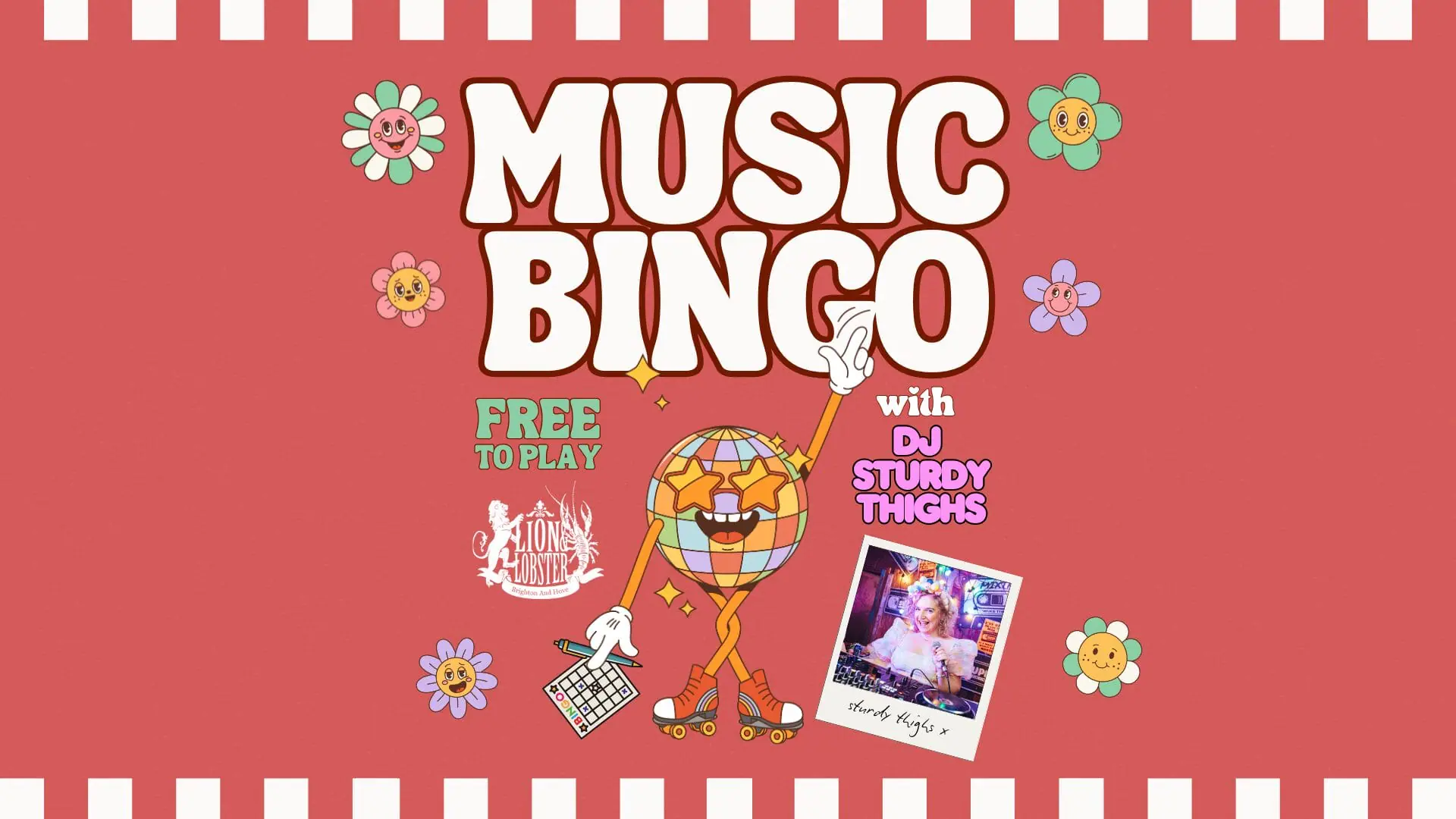 FB Event Cover Music Bingo Lion and Lobster